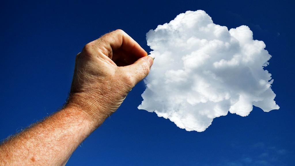 Cloud computing infrastructure icon