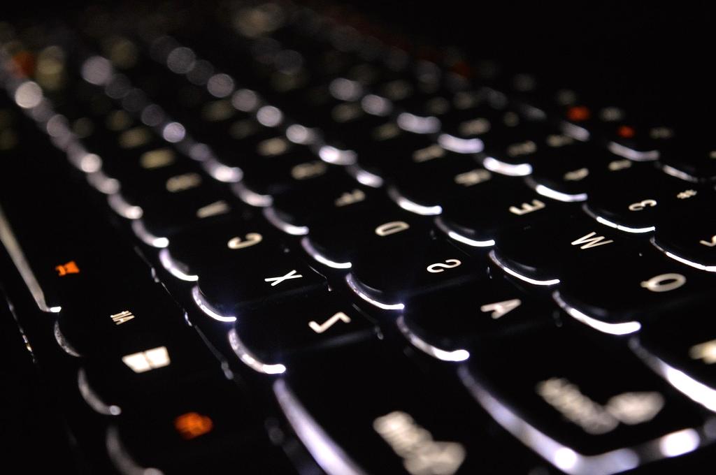 Holographic data streams flowing through digital space